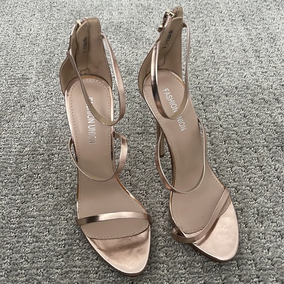 Fashion union barely there multi strap heels - Picture 2 of 5